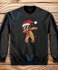 Dabbing Gingerbread Sweatshirt Adult Size S-3XL