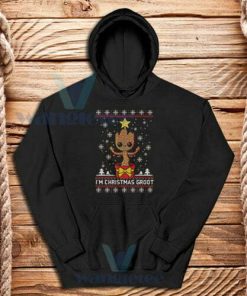 Christmas Groot Graphic Hoodie Unisex Adult Size S-3XL