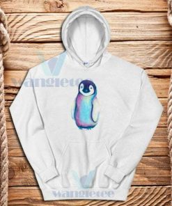 Colorful Chubby Penguin Hoodie Unisex Adult Size S-3XL