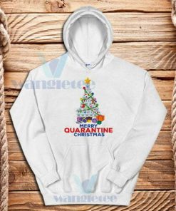 Merry Quarantine Christmas Hoodie Adult Size S-3XL