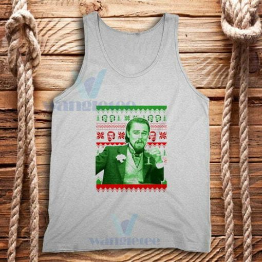 Dicaprio Meme Christmas Tank Top Unisex Adult Size S-2XL