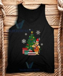 Fred Flintstone Christmas Tank Top Adult Size S-2XL