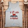 No Music No Christmas Tank Top Adult Size S-2XL