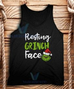 Resting Grinch Christmas Tank Top Adult Size S-2XL