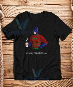 Batman Merry Christmas T-Shirt Unisex Adult Size S - 3XL