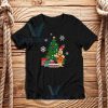 Fred Flintstone Christmas T-Shirt Unisex Adult Size S - 3XL