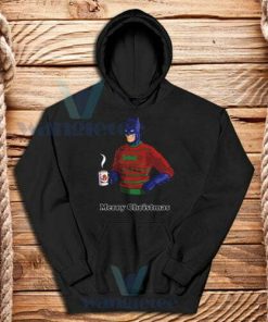 Batman Merry Christmas Hoodie Adult Size S-3XL