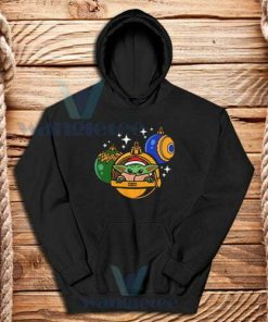 Christmas Baby Yoda Cute Hoodie Unisex Adult Size S-3XL