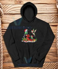 Cute Parrot Christmas Hoodie Unisex Adult Size S-3XL