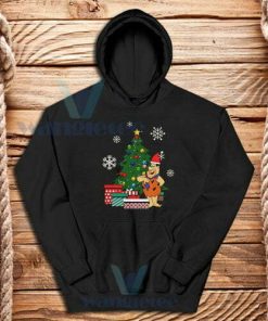 Fred Flintstone Christmas Hoodie Adult Size S-3XL