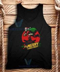 Christmas Santa Skater Tank Top Adult Size S-2XL