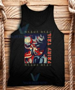 Fairy Tail Natsu Characters Tank Top Adult Size S-2XL