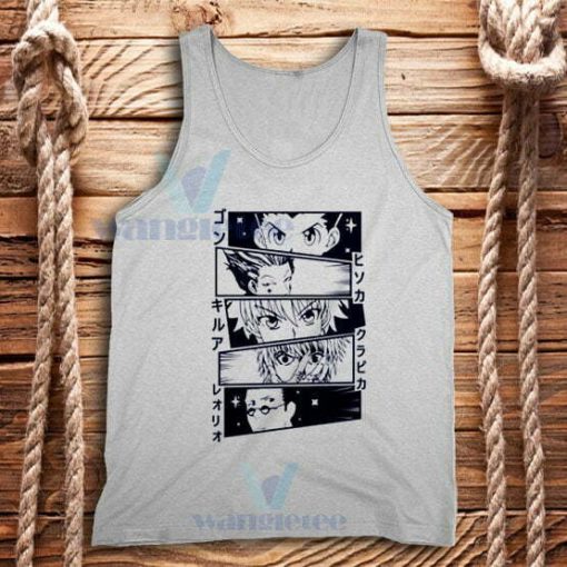 Hunter X Hunter Characters Tank Top Adult Size S-2XL