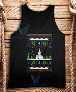 Magical Castle Christmas Tank Top Adult Size S-2XL