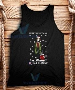 Merry Christmas Quarantine Tank Top Adult Size S-2XL