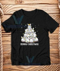 Bunny Christmas T-Shirt Unisex Adult Size S - 3XL