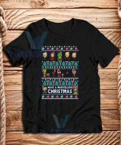 Cute Marvel Christmas T-Shirt Unisex Adult Size S - 3XL