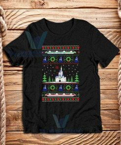 Magical Castle Christmas T-Shirt Unisex Adult Size S - 3XL