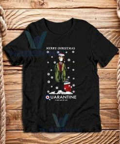 Merry Christmas Quarantine T-Shirt Unisex Adult Size S - 3XL