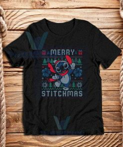 Merry Stitchmas Xmas T-Shirt Unisex Adult Size S - 3XL