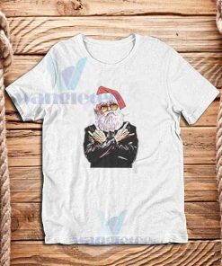 Rock N Roll Santa Christmas T-Shirt Unisex Size S - 3XL