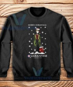 Merry Christmas Quarantine Sweatshirt Adult Size S-3XL