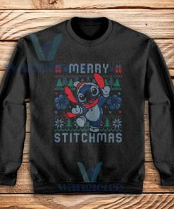 Merry Stitchmas Xmas Sweatshirt Unisex Adult Size S-3XL