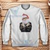 Rock N Roll Santa Christmas Sweatshirt Adult Size S-3XL