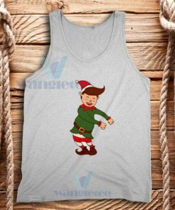 Elf Floss Dance Xmas Tank Top Adult Size S-2XL