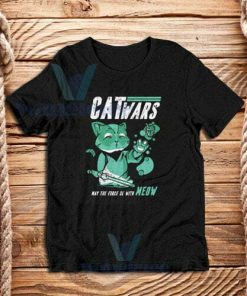 Cat Star Wars T-Shirt Unisex Adult Size S - 3XL