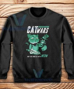 Cat Star Wars Sweatshirt Unisex Adult Size S-3XL