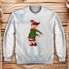 Elf Floss Dance Xmas Sweatshirt Adult Size S-3XL