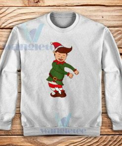 Elf Floss Dance Xmas Sweatshirt Adult Size S-3XL