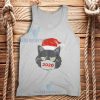 Quarantine Santa Cat Tank Top Unisex Adult Size S-2XL