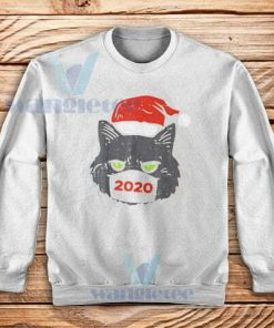 Quarantine Santa Cat Sweatshirt Unisex Adult Size S-3XL