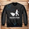 Xmas Bigfoot Squatching Sweatshirt Adult Size S-3XL