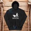 Xmas Bigfoot Squatching Hoodie Unisex Adult Size S-3XL