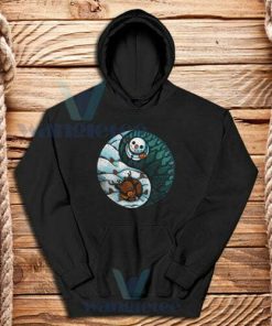 Ying Yang Winter Hoodie Unisex Adult Size S-3XL