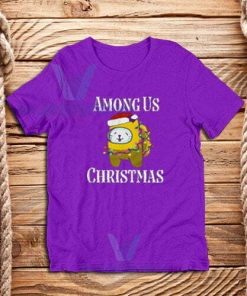 Among-Us-Christmas-T-Shirt-Purple