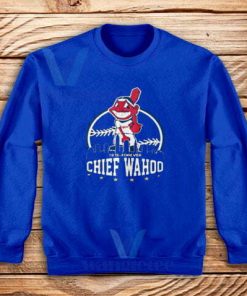 Chief-Wahoo-Sweatshirt-Blue-Navy