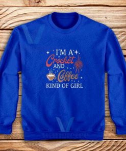 Coffee-And-Crochet-Girl-Sweatshirt-Blue