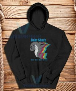 Dabbing-Baby-Shark-Hoodie-Black