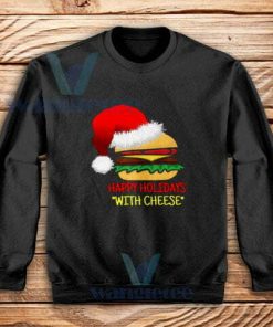 Holidays-With-Cheese-Sweatshirt-Black