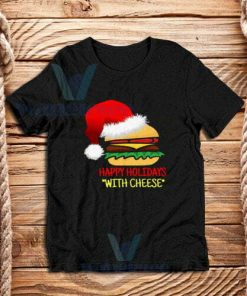 Holidays-With-Cheese-T-Shirt-Black