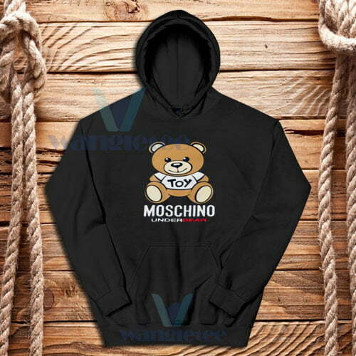moschino bear hoodie