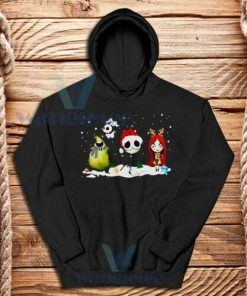 Nightmare-Before-Christmas-Hoodie-Black