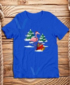 Pink-Flamingo-Christmas-T-Shirt