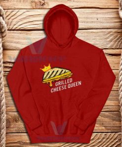 Grilled-Cheese-Queen-Hoodie-Red