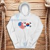 Patriotik-Amerika-Korea-Hoodie