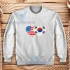 Patriotik-Amerika-Korea-Sweatshirt